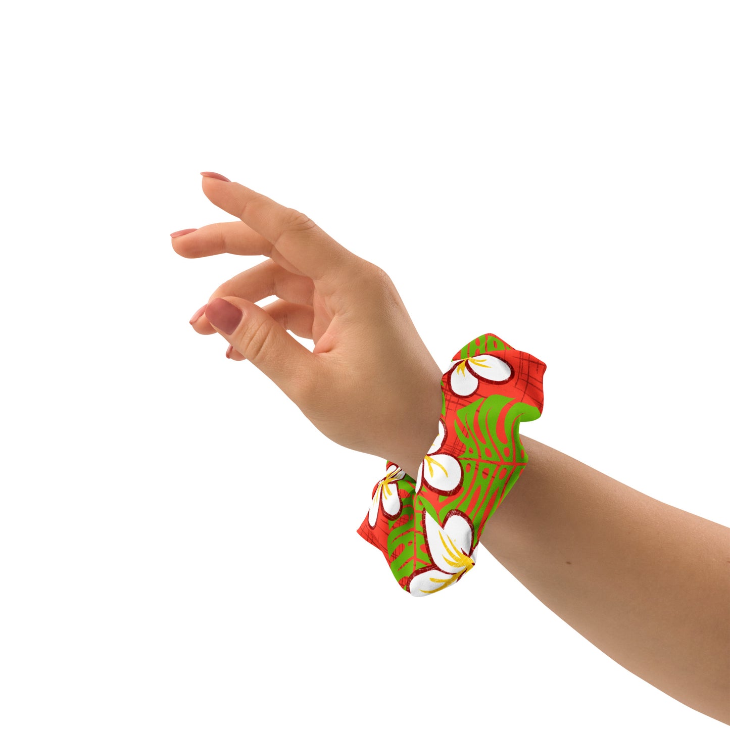 Kalikimaka Recycled Scrunchie