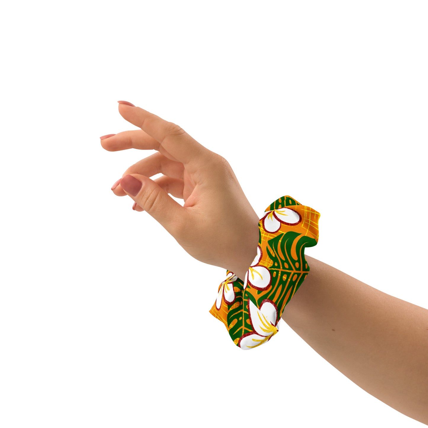 Oahu October Recycled Scrunchie