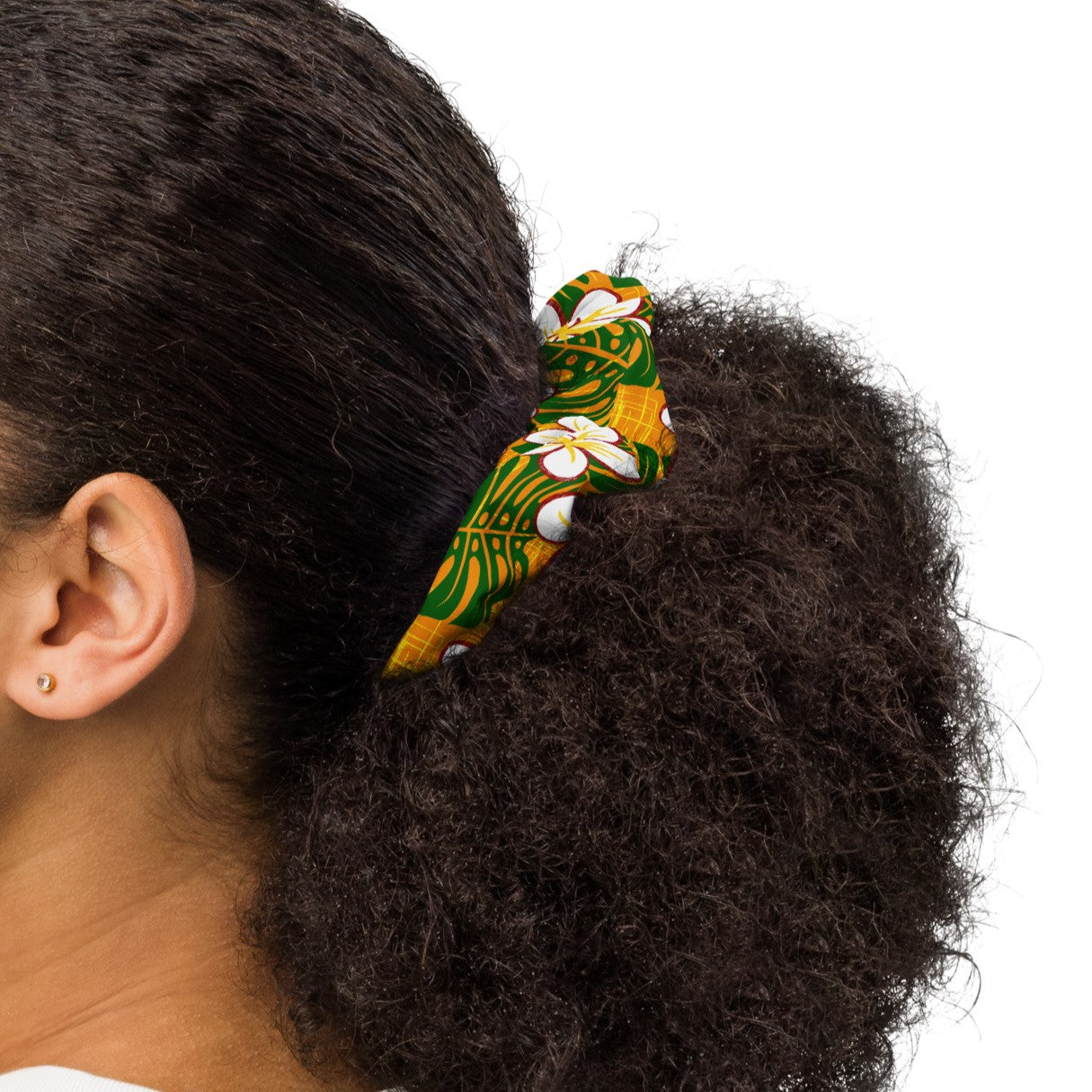 Oahu October Recycled Scrunchie