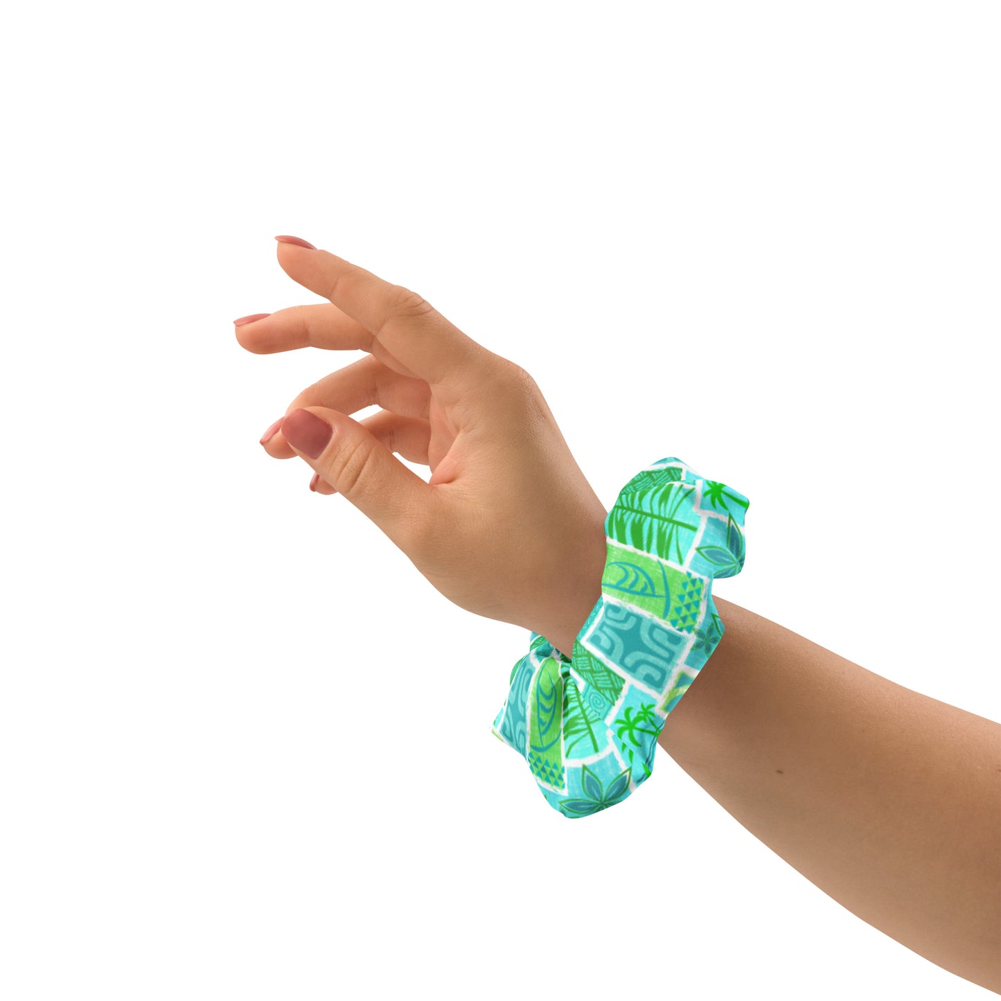 Moku Cool Water Recycled Scrunchie