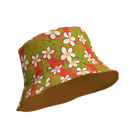 Kalikimaka Weave Reversible bucket hat