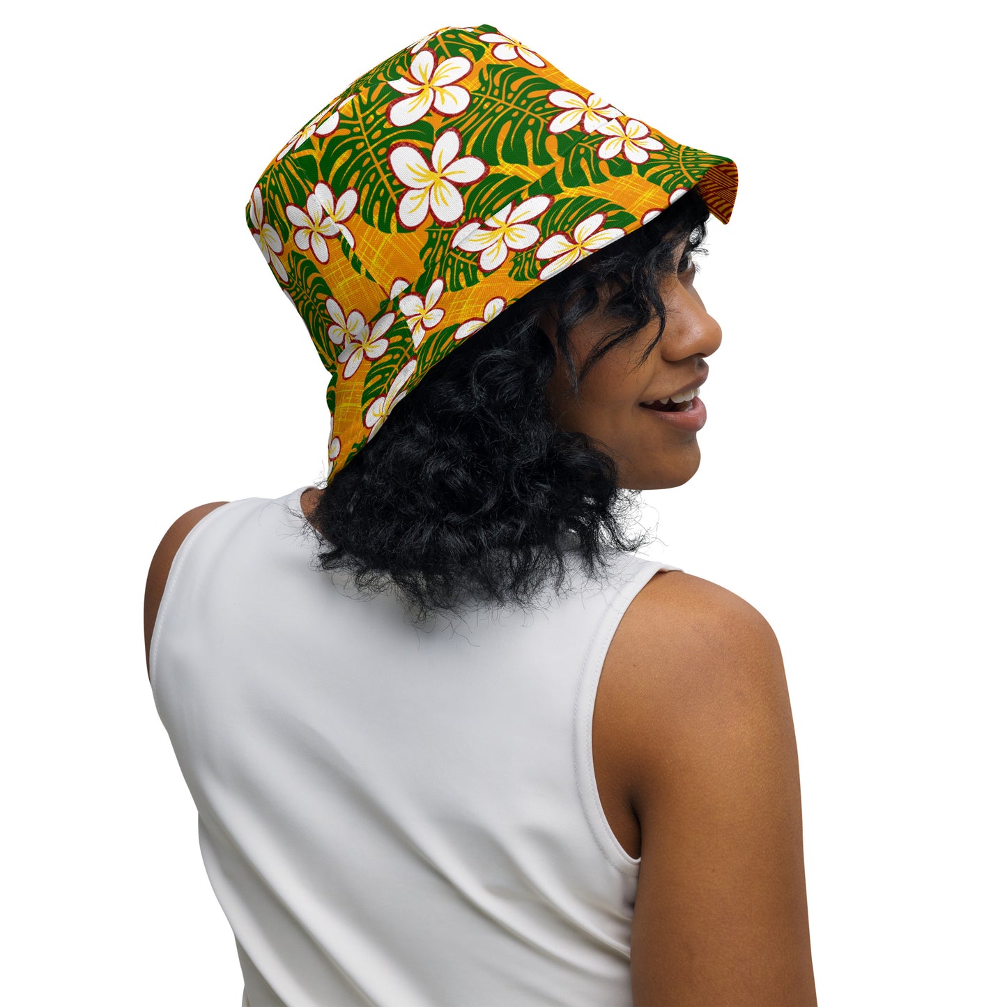 Oahu October Weave Reversible bucket hat