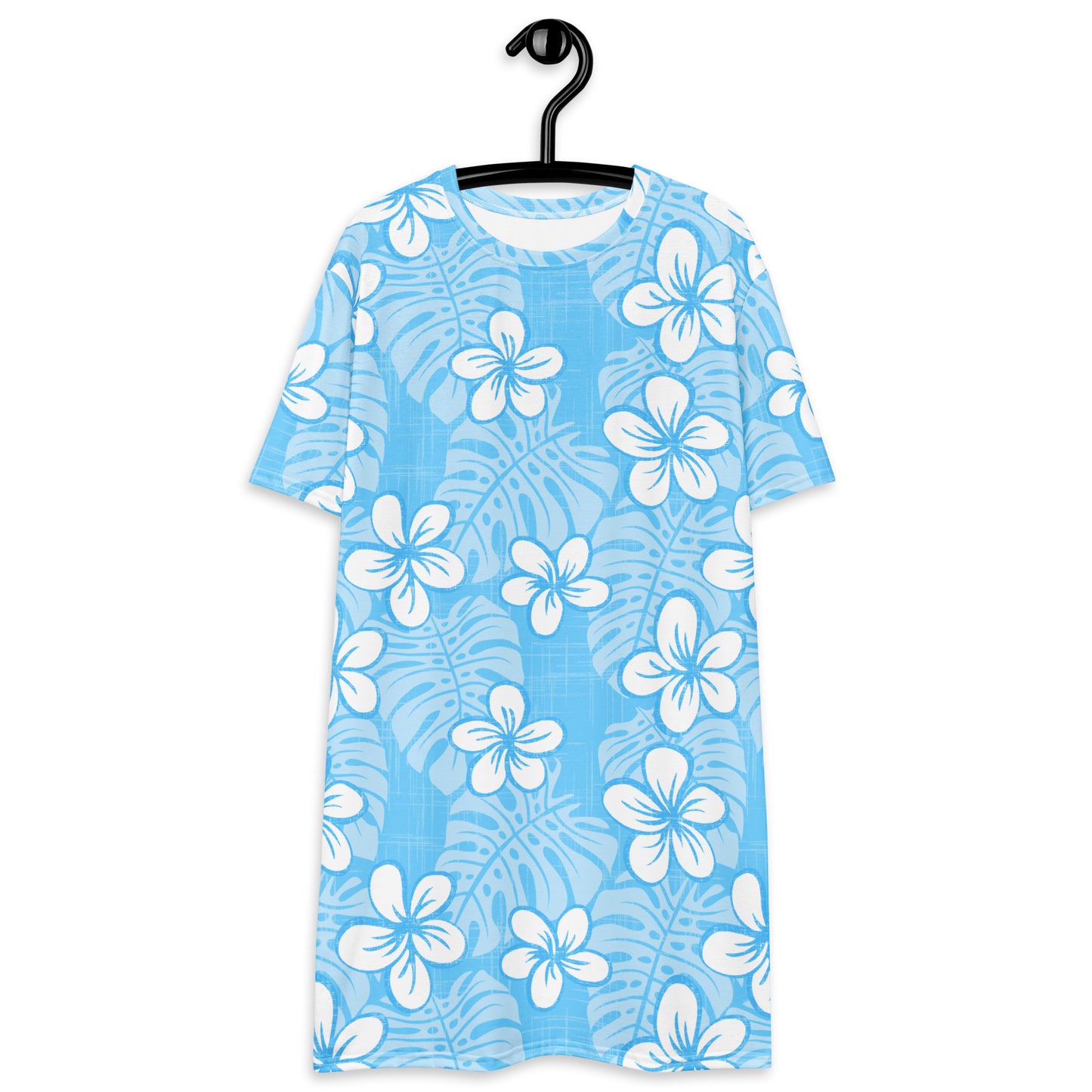 Pale Blue Garden T-shirt dress