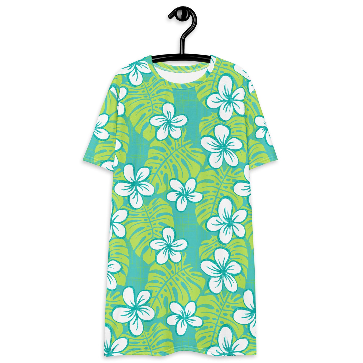 Faded Green Garden T-shirt dress