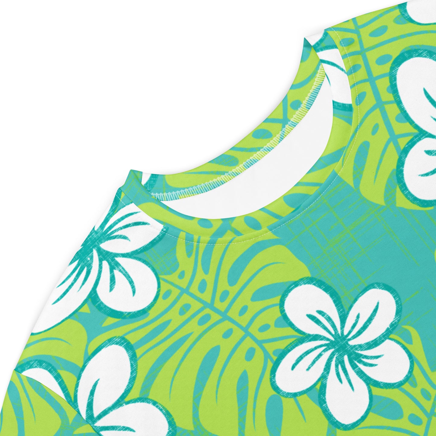 Faded Green Garden T-shirt dress