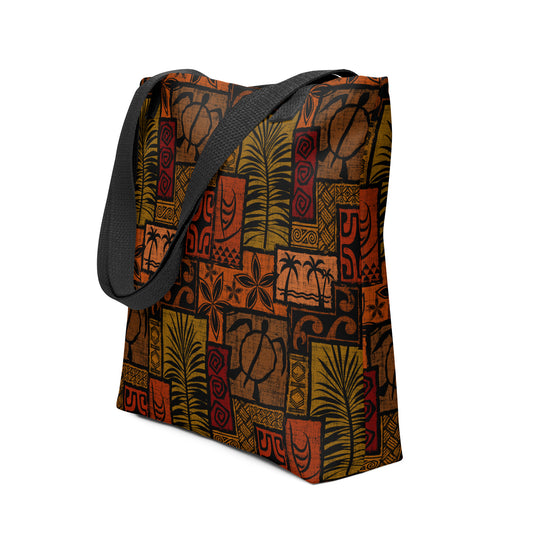 Moku Malihini on Black Tote bag