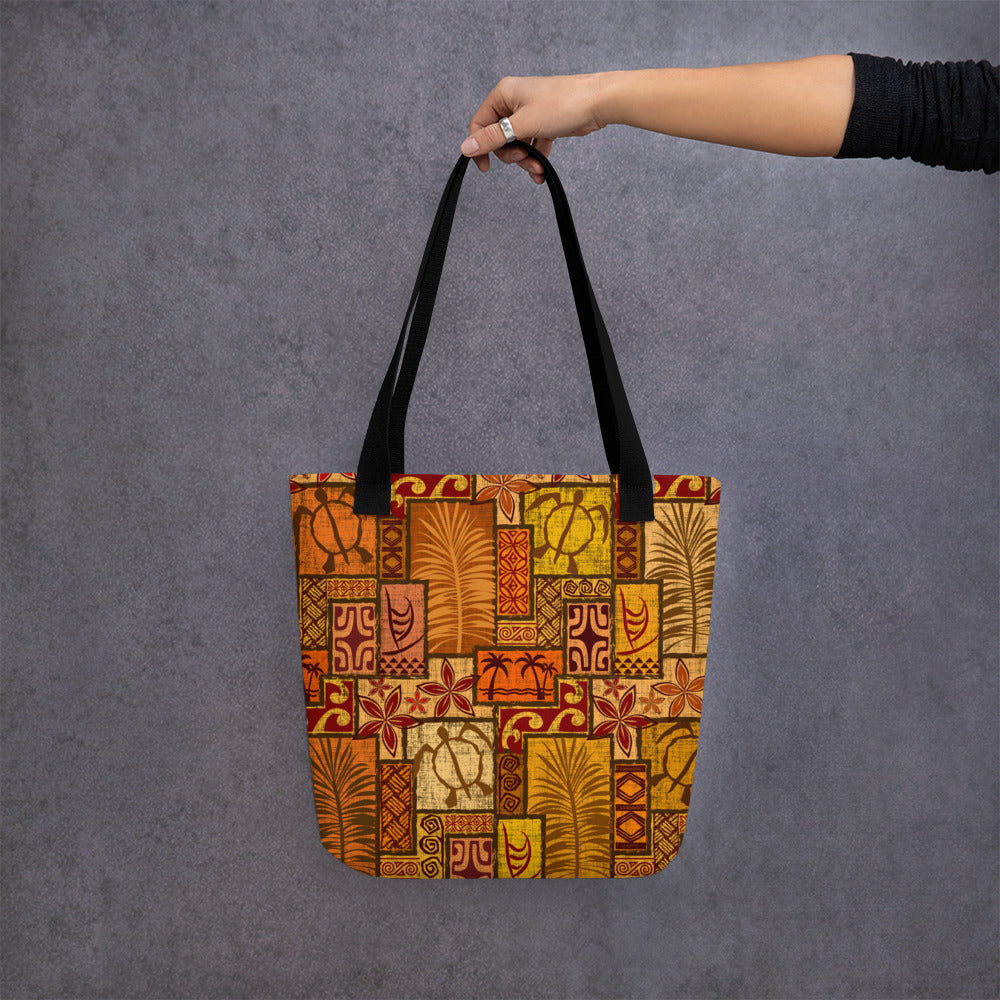 Moku Malihini Pele Sunset Tote bag