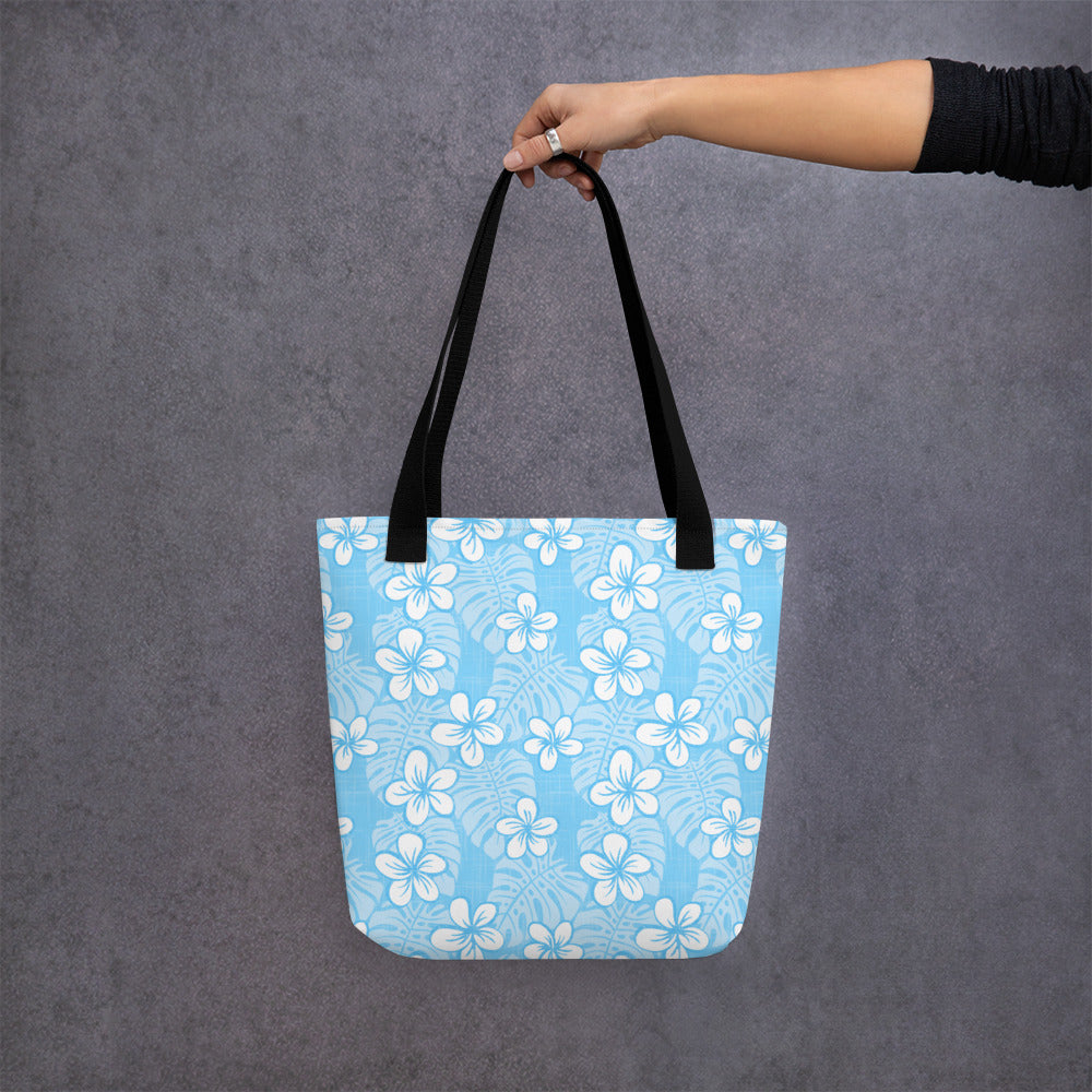 Pale Blue Garden Tote bag
