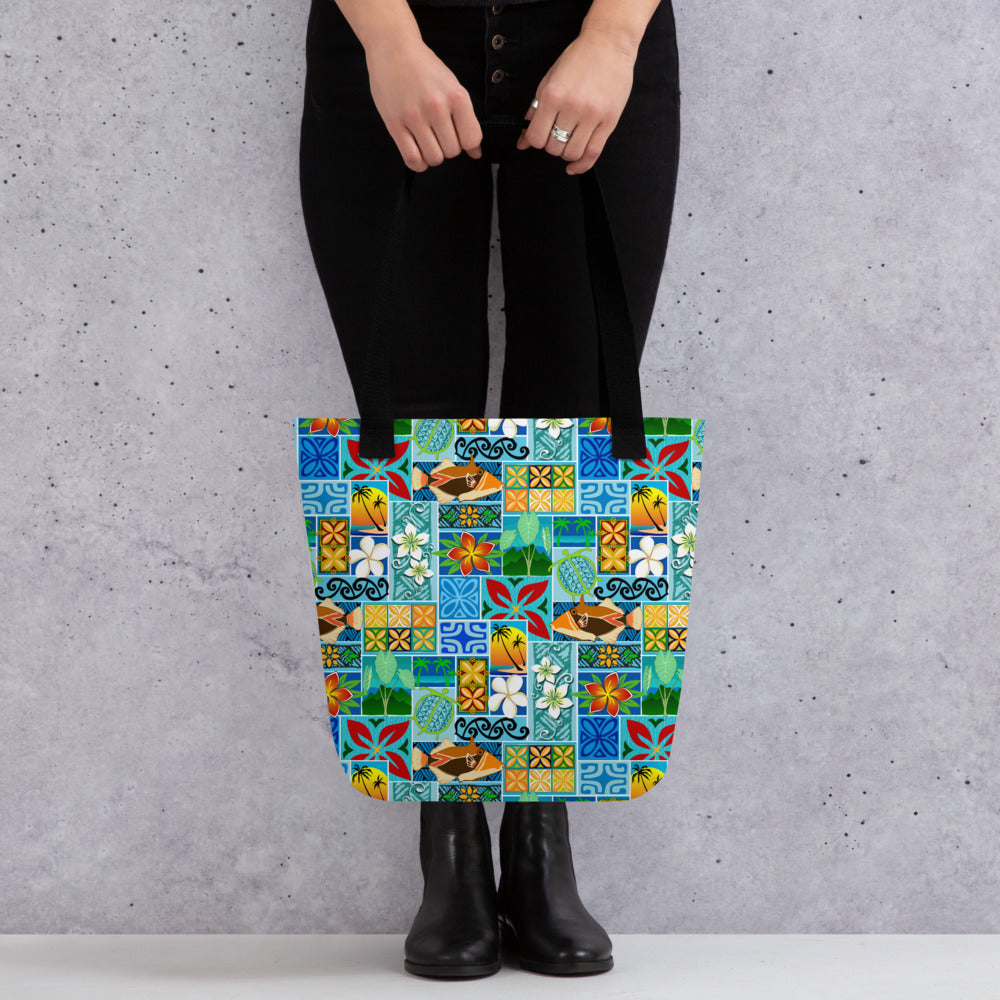 New Hawaiian Motif Tote bag