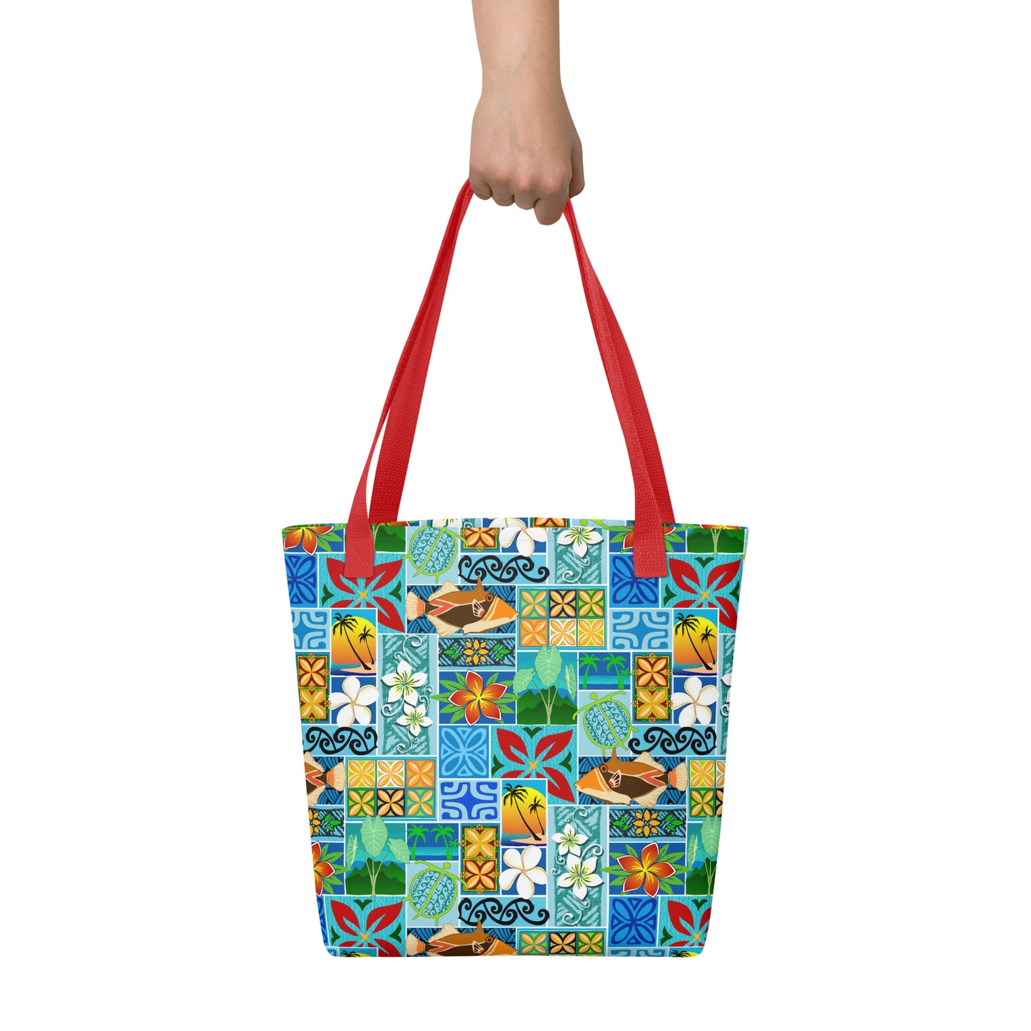 New Hawaiian Motif Tote bag