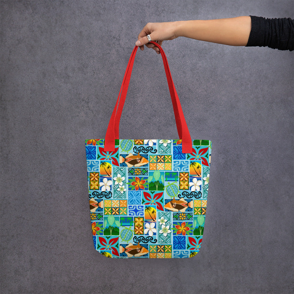 New Hawaiian Motif Tote bag