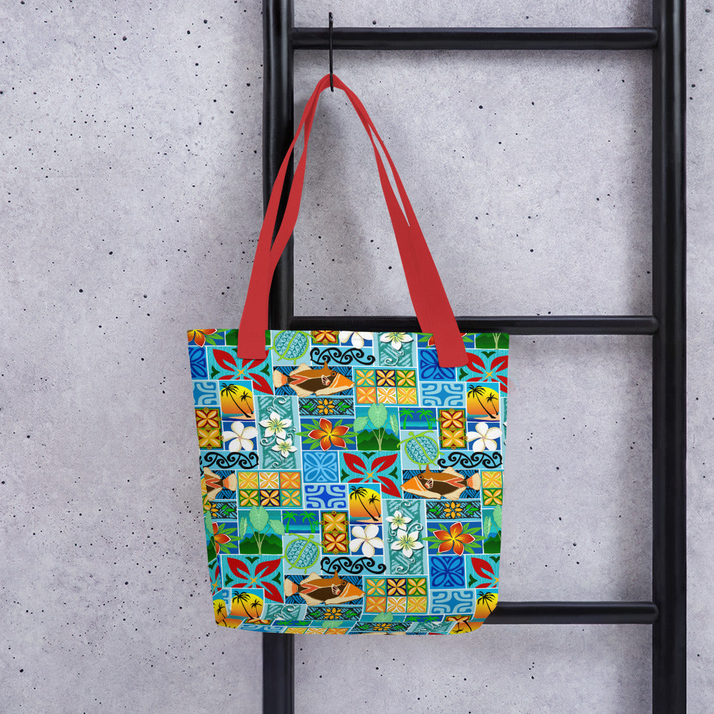 New Hawaiian Motif Tote bag