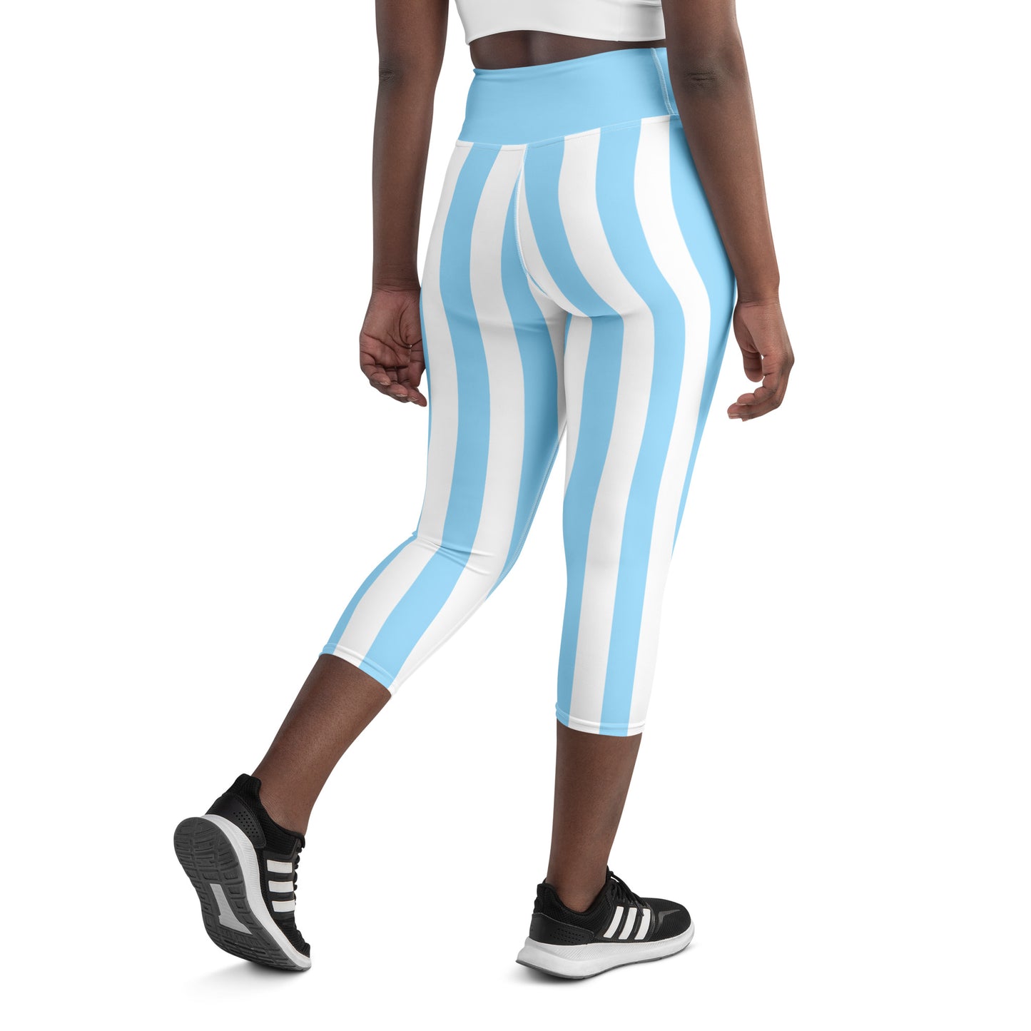 Beachboy Baby Blue Yoga Capri Leggings