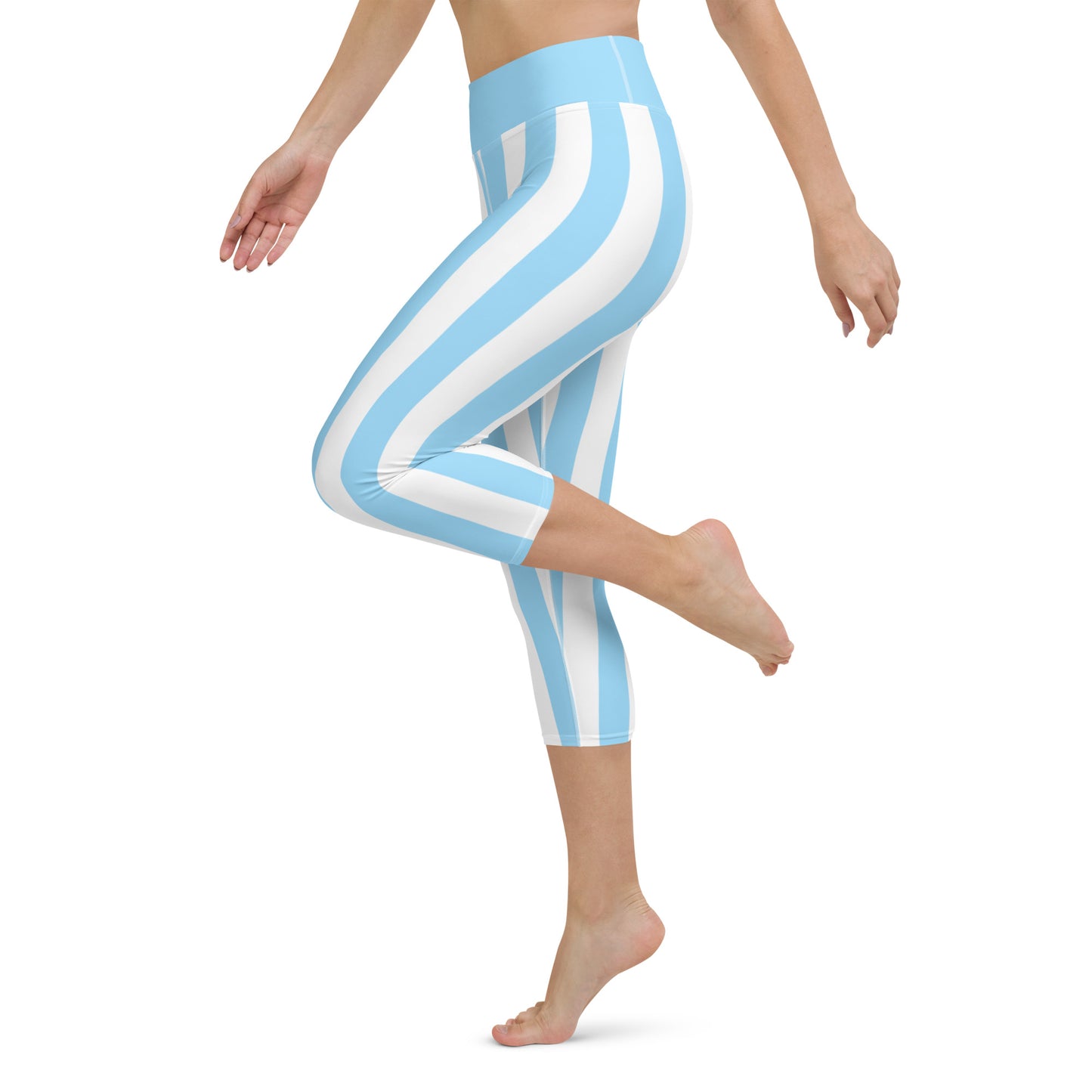Beachboy Baby Blue Yoga Capri Leggings