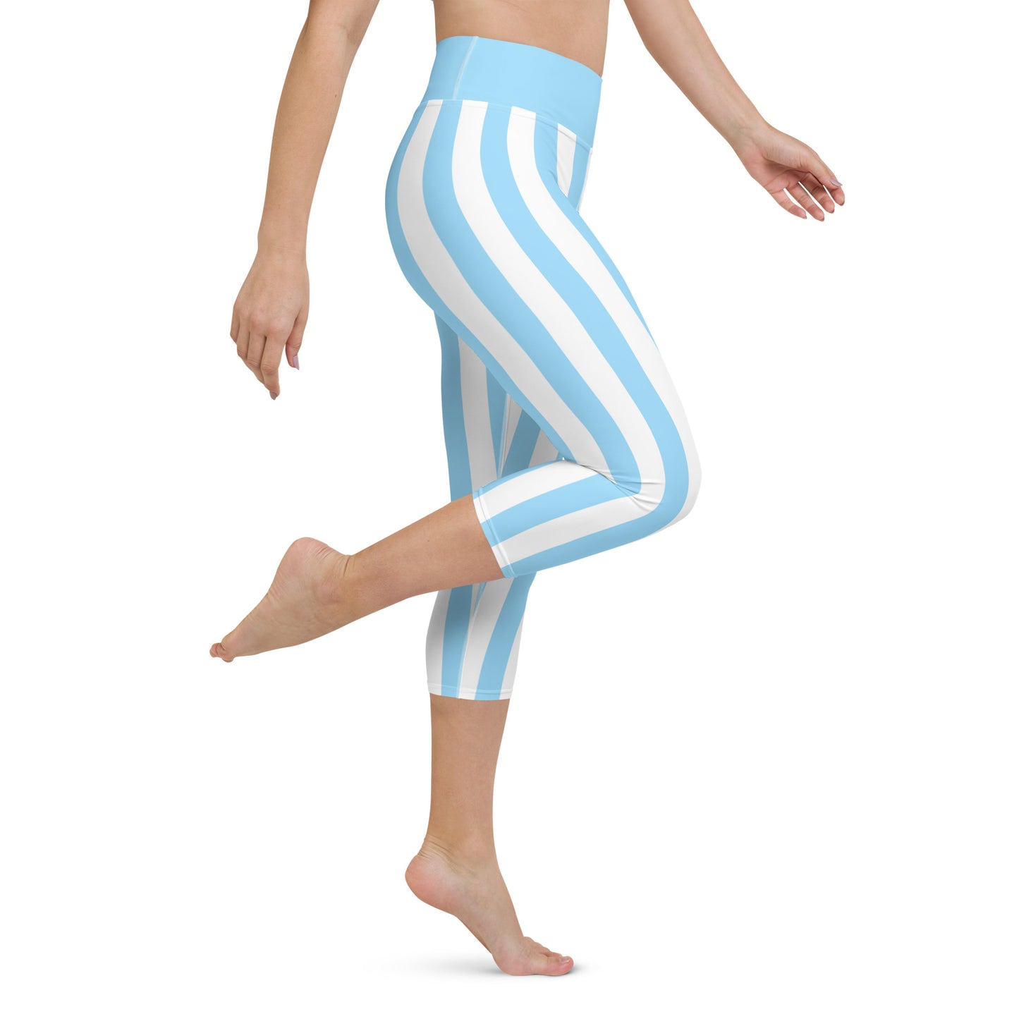 Beachboy Baby Blue Yoga Capri Leggings