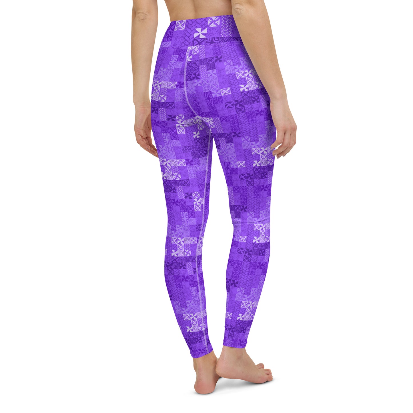 Tapa Tuesday Purple Yoga Leggings