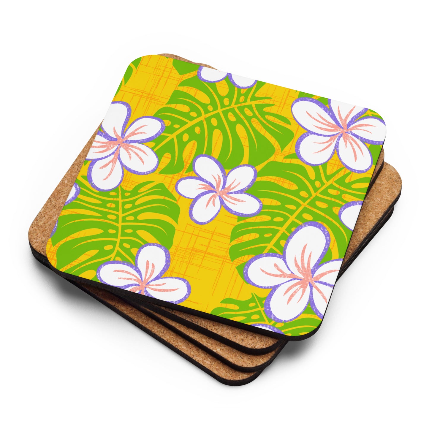 Garden's Edge Easter Basket Cork-back coaster