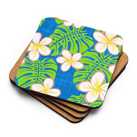 Garden's Edge Honolulu Holiday Cork-back coaster