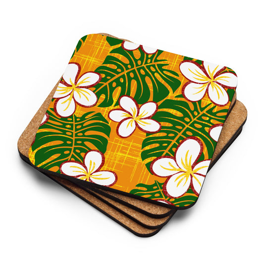 Garden's Edge Oahu Autumn Cork-back coaster