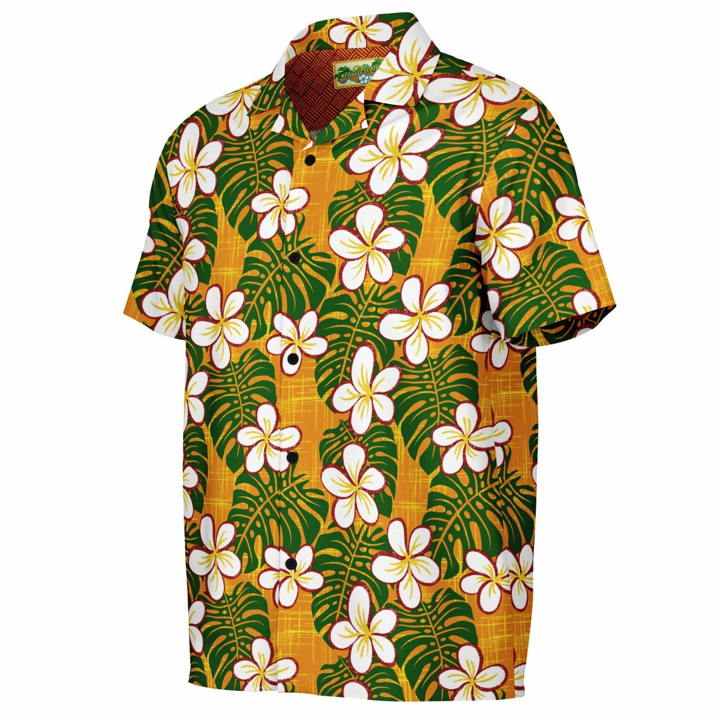 Autumn Aloha Short Sleeve Button-Down Shirt