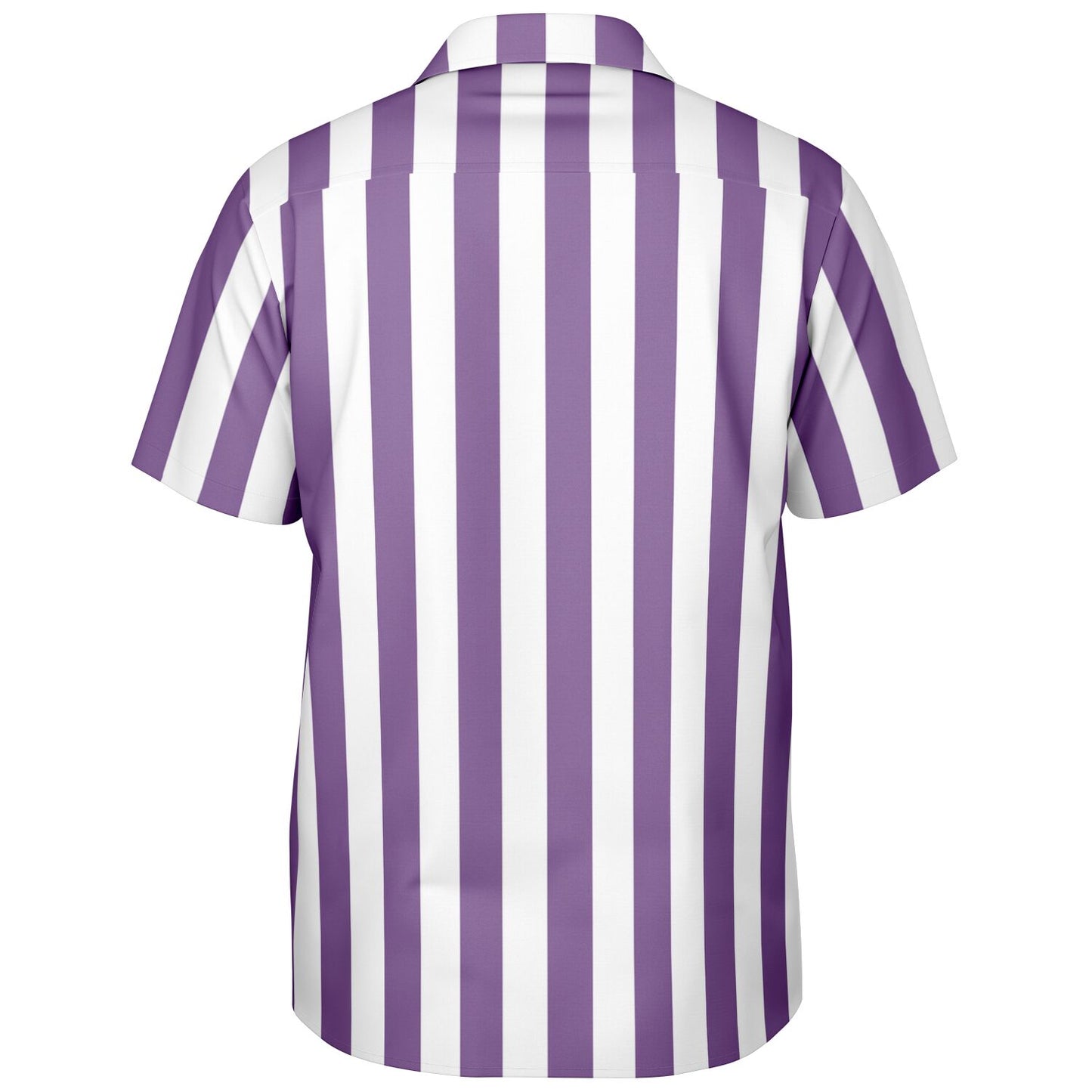 'Beachboy Orchid' Striped Short Sleeve Button-Down Shirt