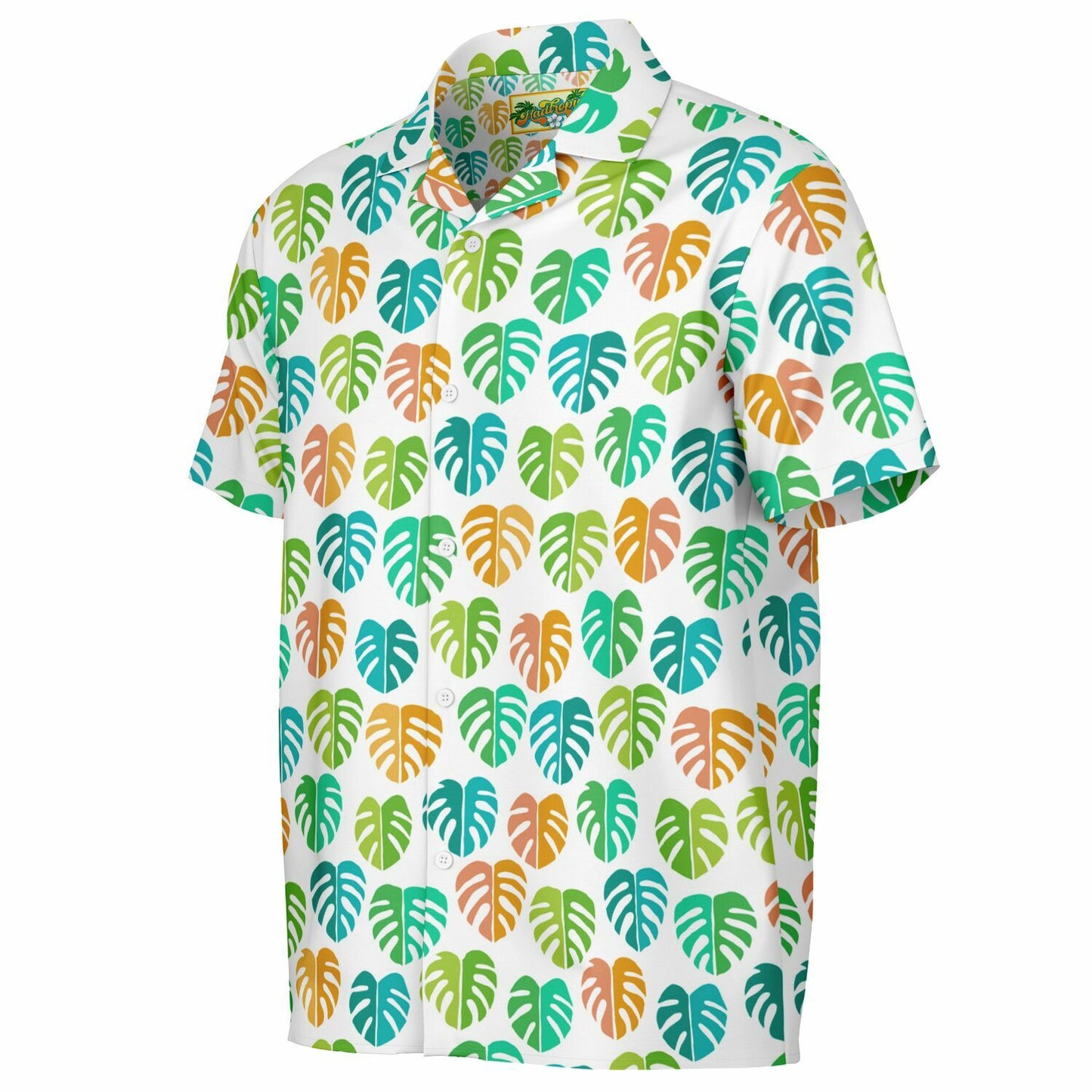 'Delicious Monsters' Short Sleeve Button-Down Shirt