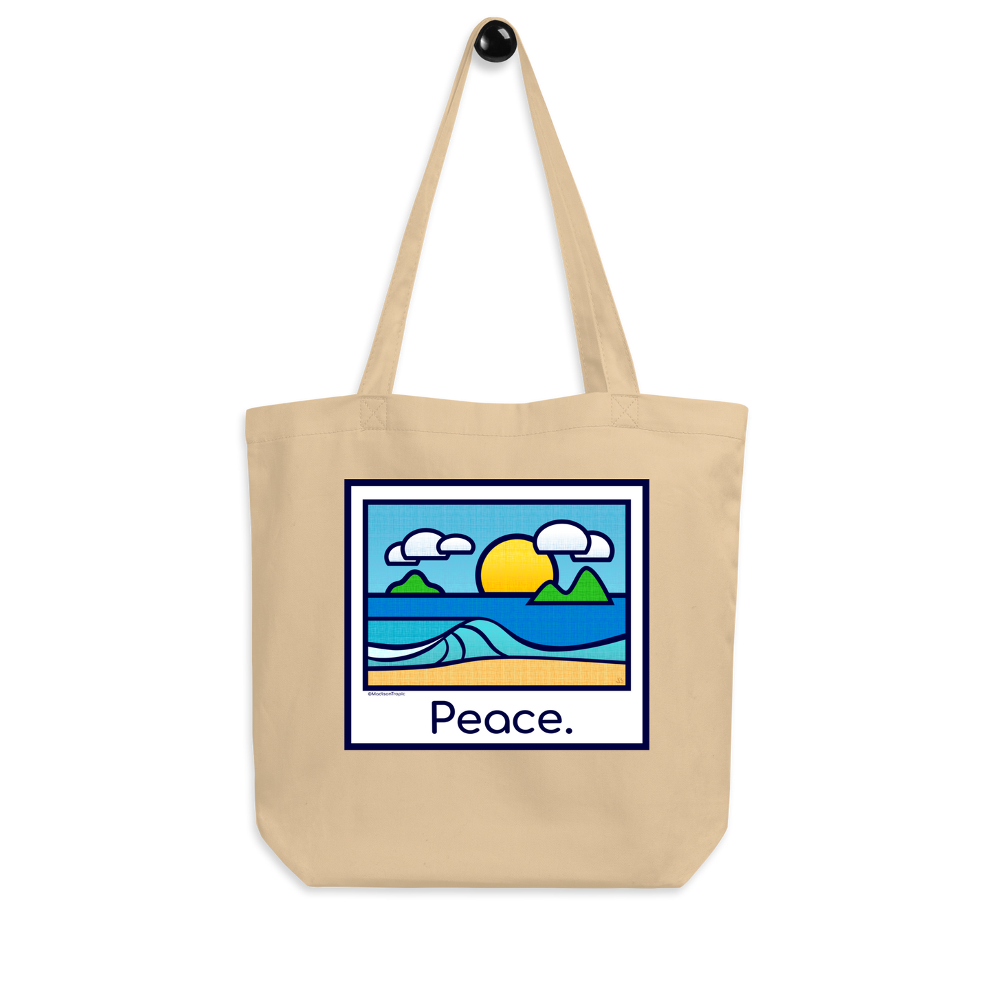 Tropic Glass "Peace" Eco Tote Bag