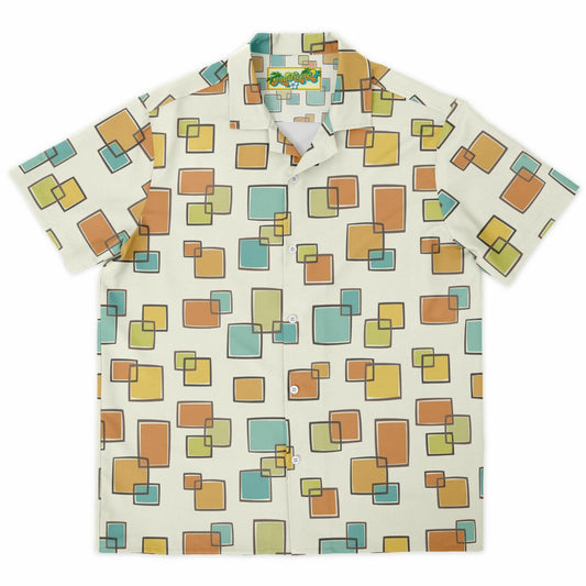 'Real Gone Square' Short Sleeve Button-Down Shirt