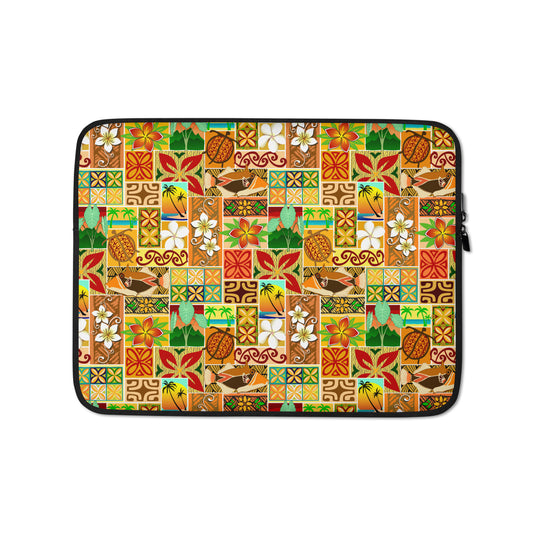 Hawaiian Motif Laptop Sleeve