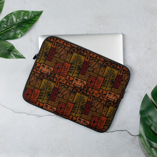 Moku Malihini on Black Laptop Sleeve