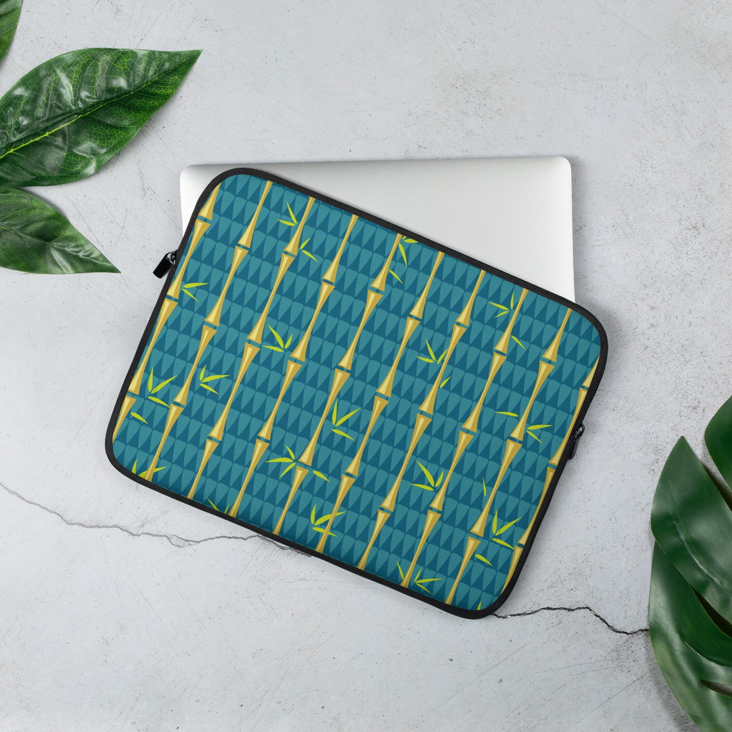 Bamboo Moderne Ocean Fade Laptop Sleeve