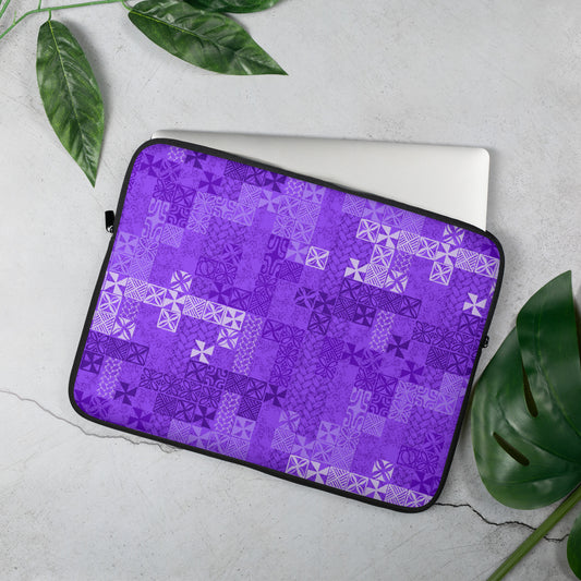 Tapa Tuesday Purple Laptop Sleeve