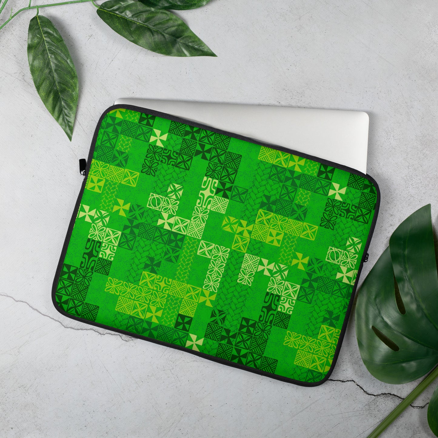 Tapa Tuesday Green Laptop Sleeve