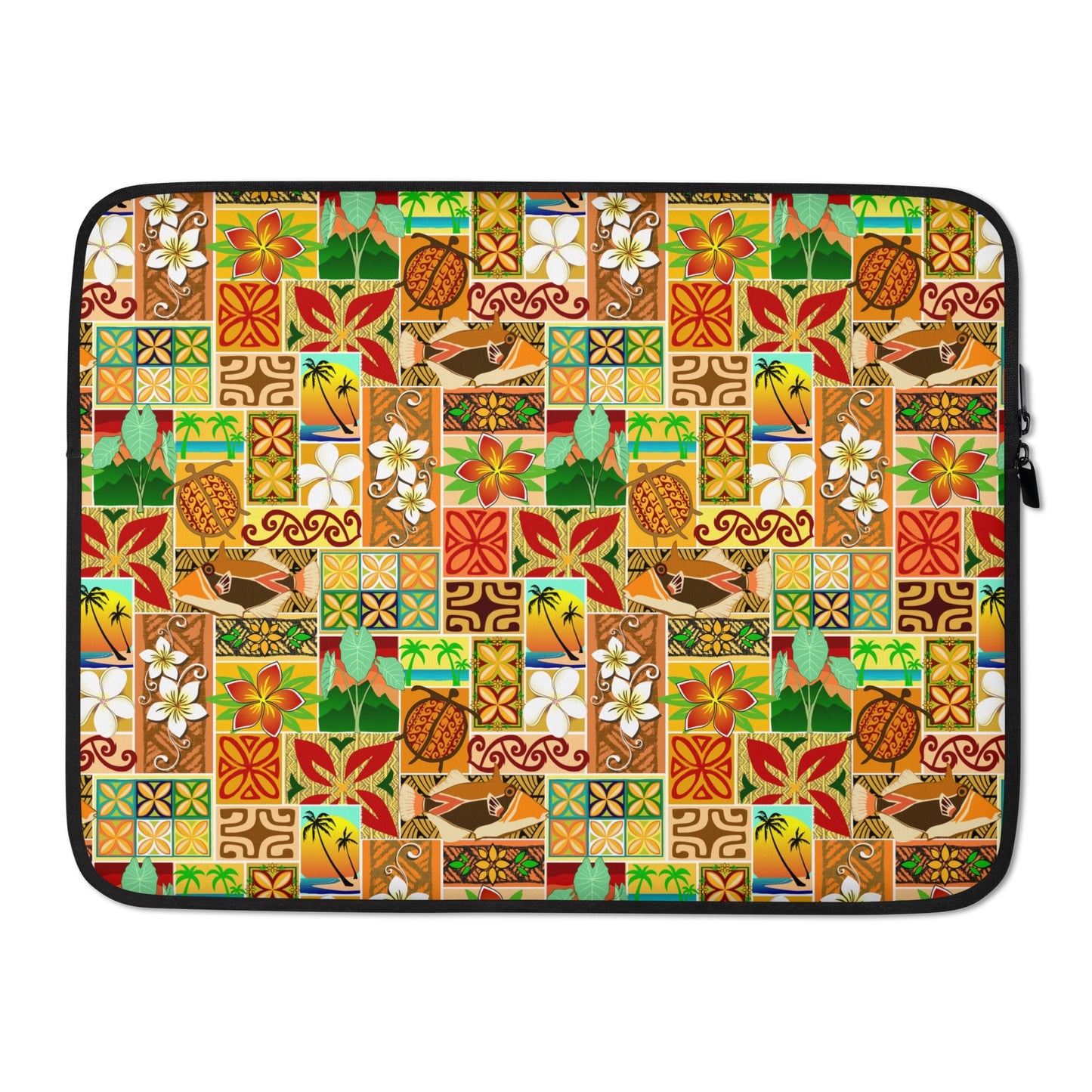 Hawaiian Motif Laptop Sleeve