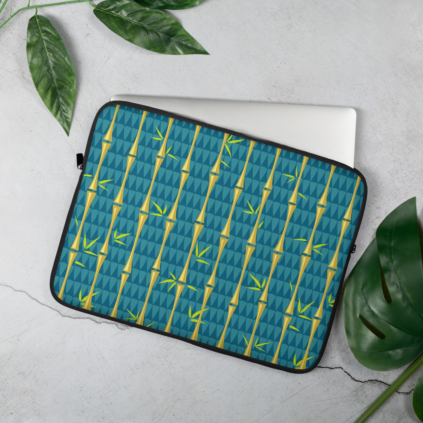 Bamboo Moderne Ocean Fade Laptop Sleeve