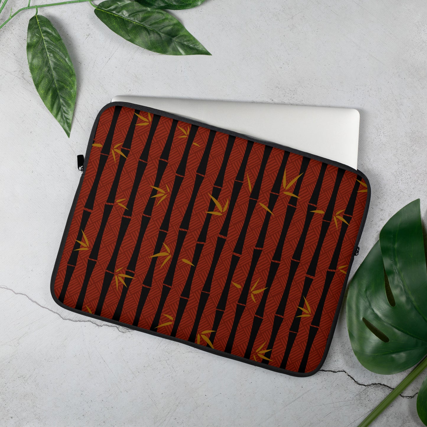 Black Bamboo Laptop Sleeve