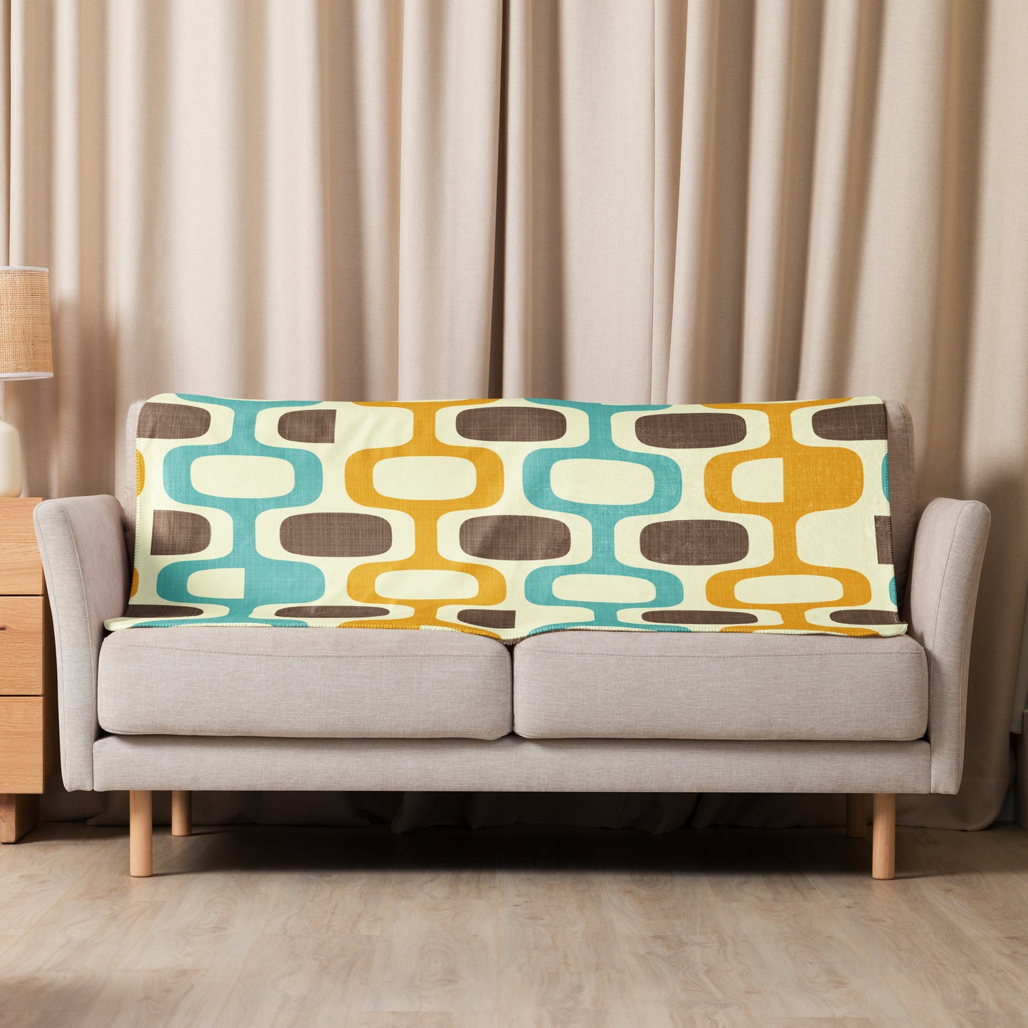 Palm Springs Coffee Break Sherpa blanket