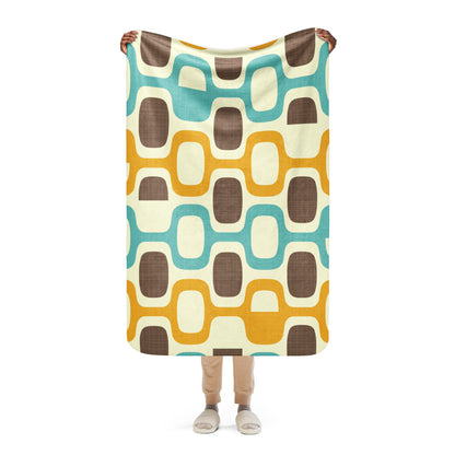 Palm Springs Coffee Break Sherpa blanket