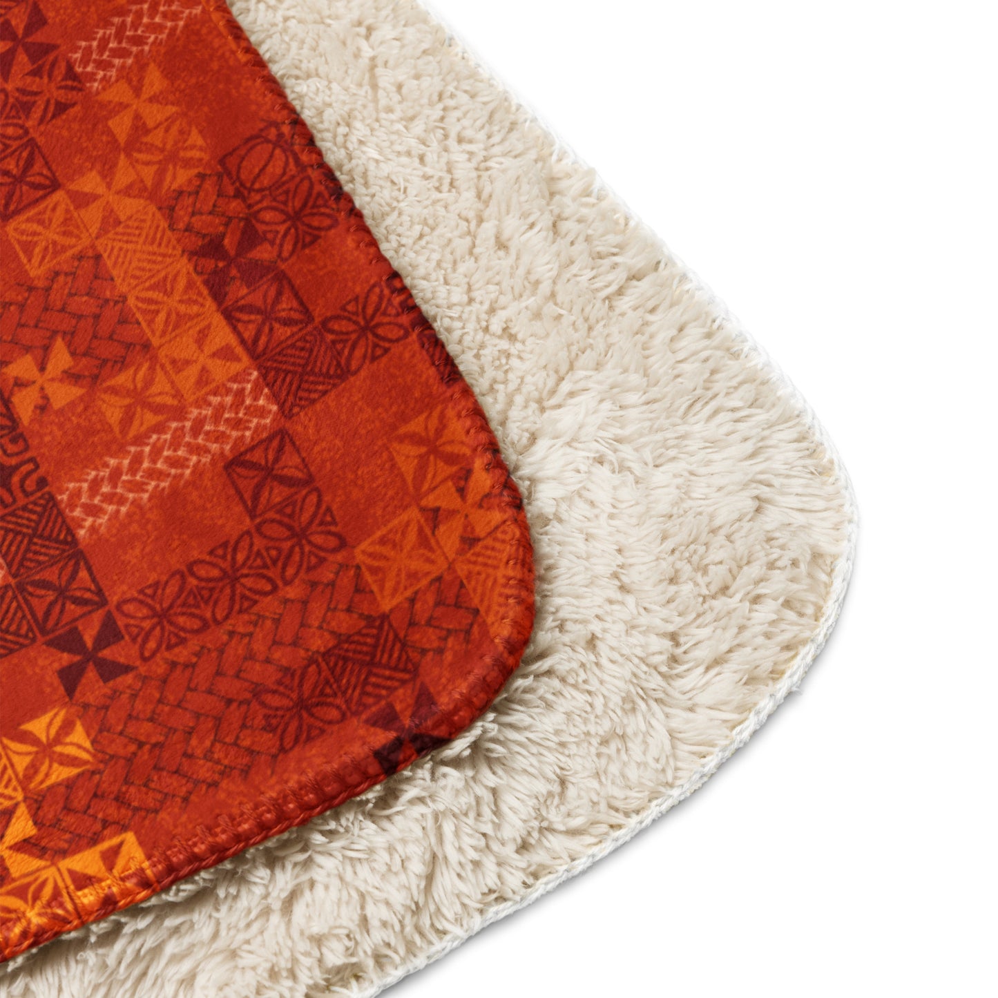Tapa Tuesday Red Sherpa blanket