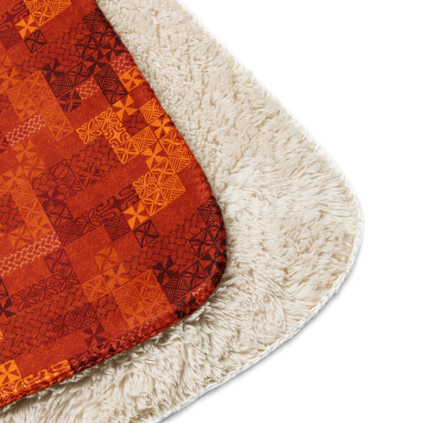 Tapa Tuesday Red Sherpa blanket