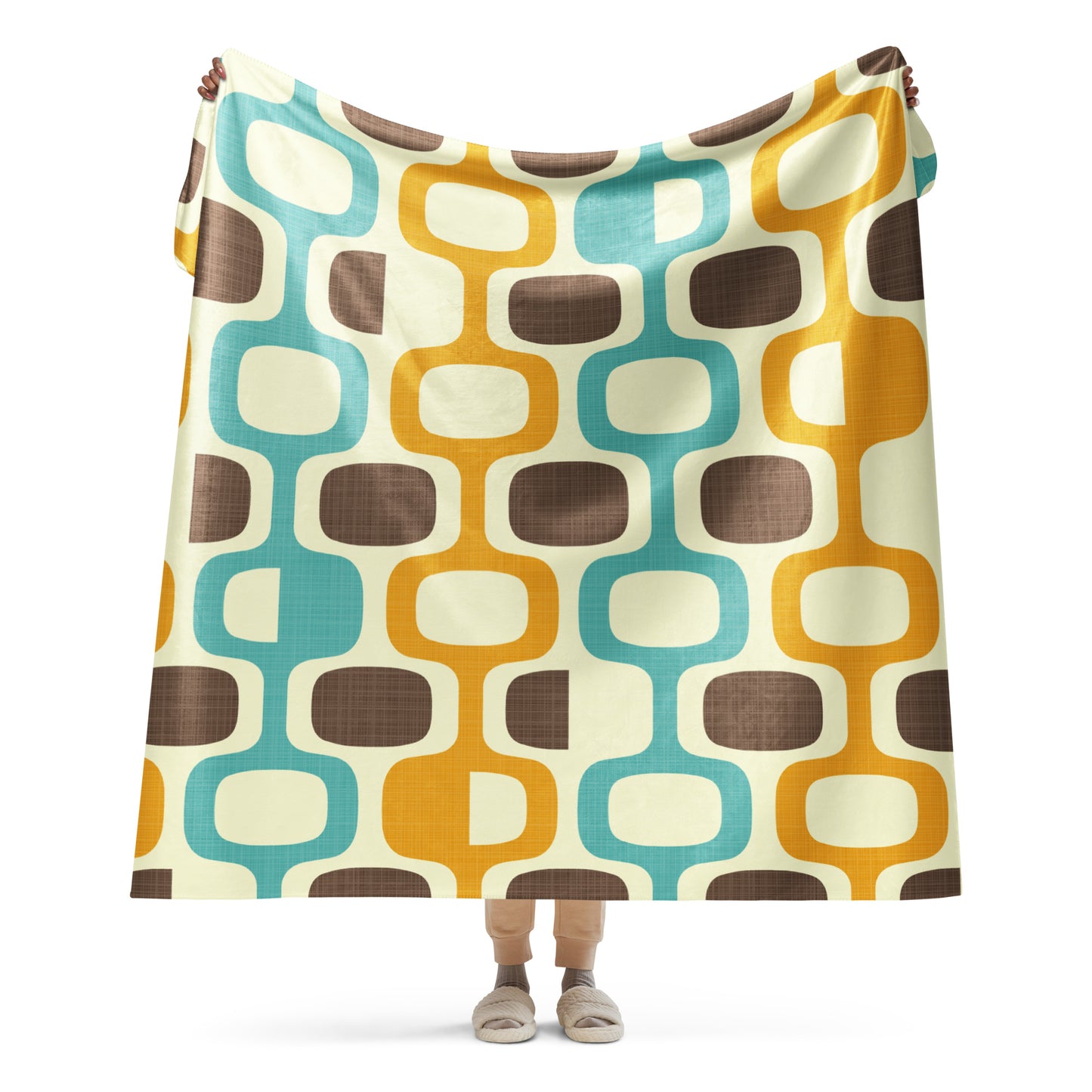 Palm Springs Coffee Break Sherpa blanket