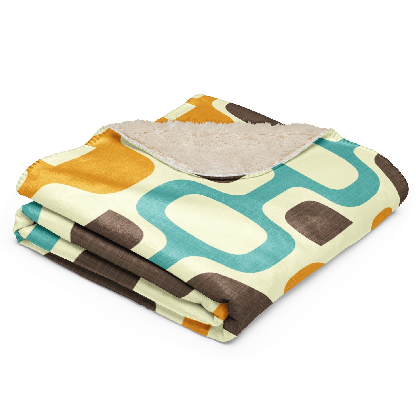 Palm Springs Coffee Break Sherpa blanket