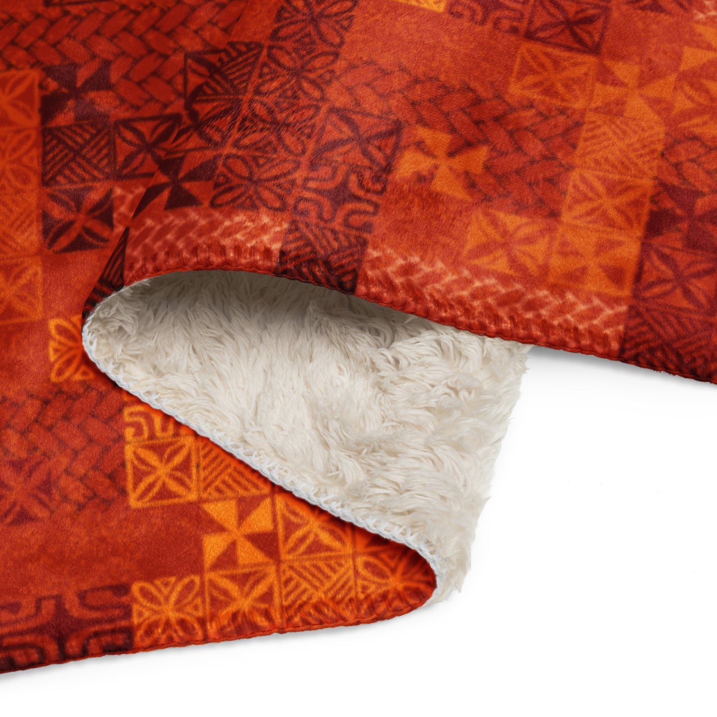 Tapa Tuesday Red Sherpa blanket