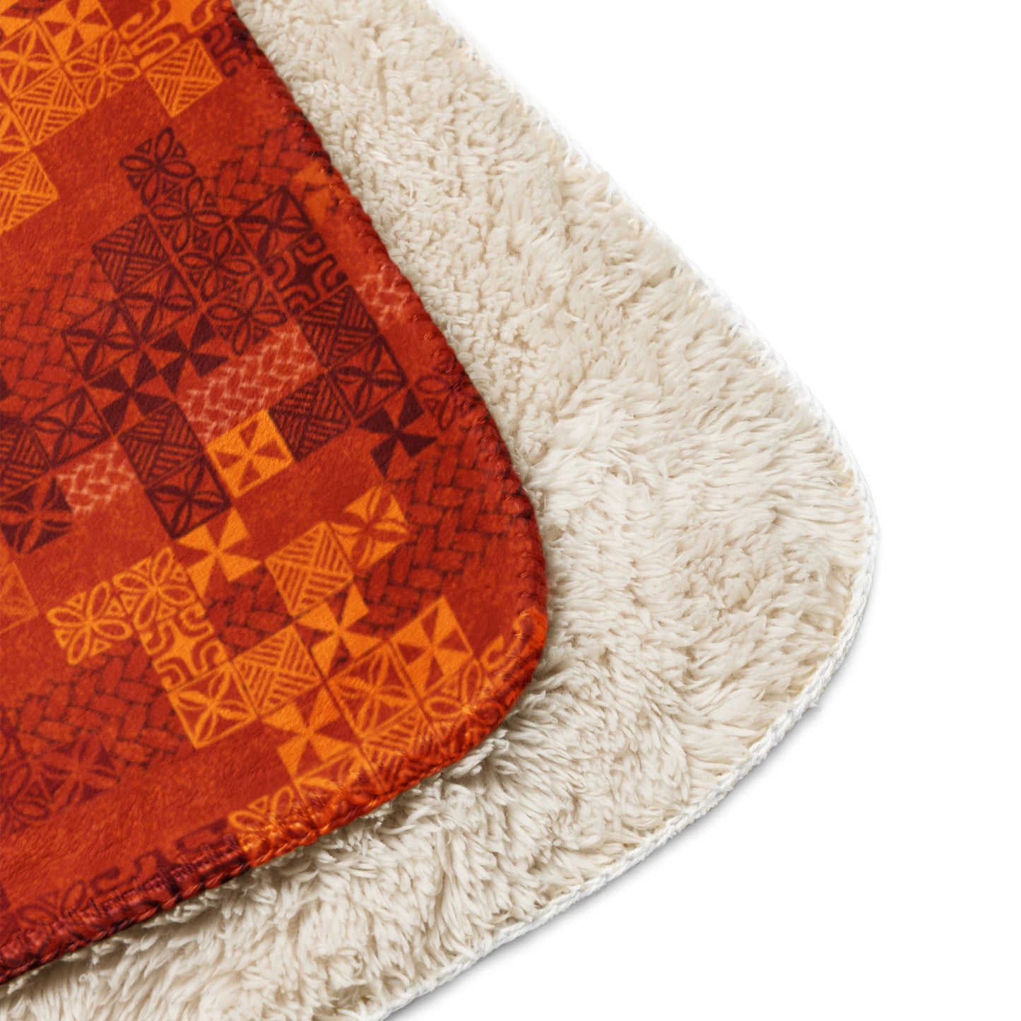 Tapa Tuesday Red Sherpa blanket
