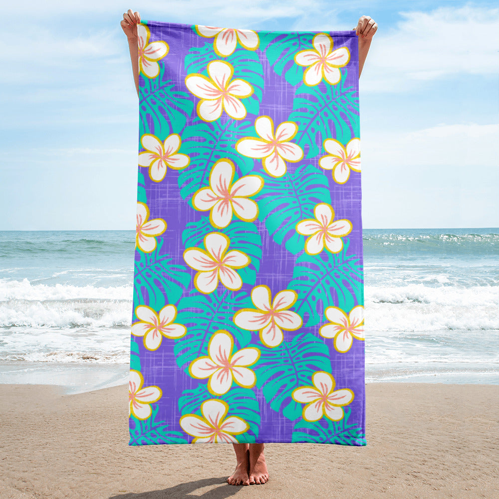 Ube Blue Garden Towel