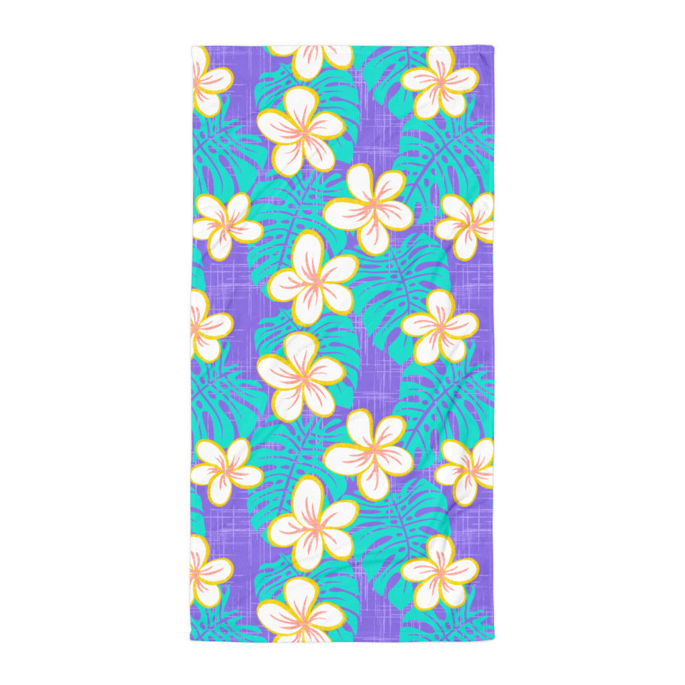 Ube Blue Garden Towel