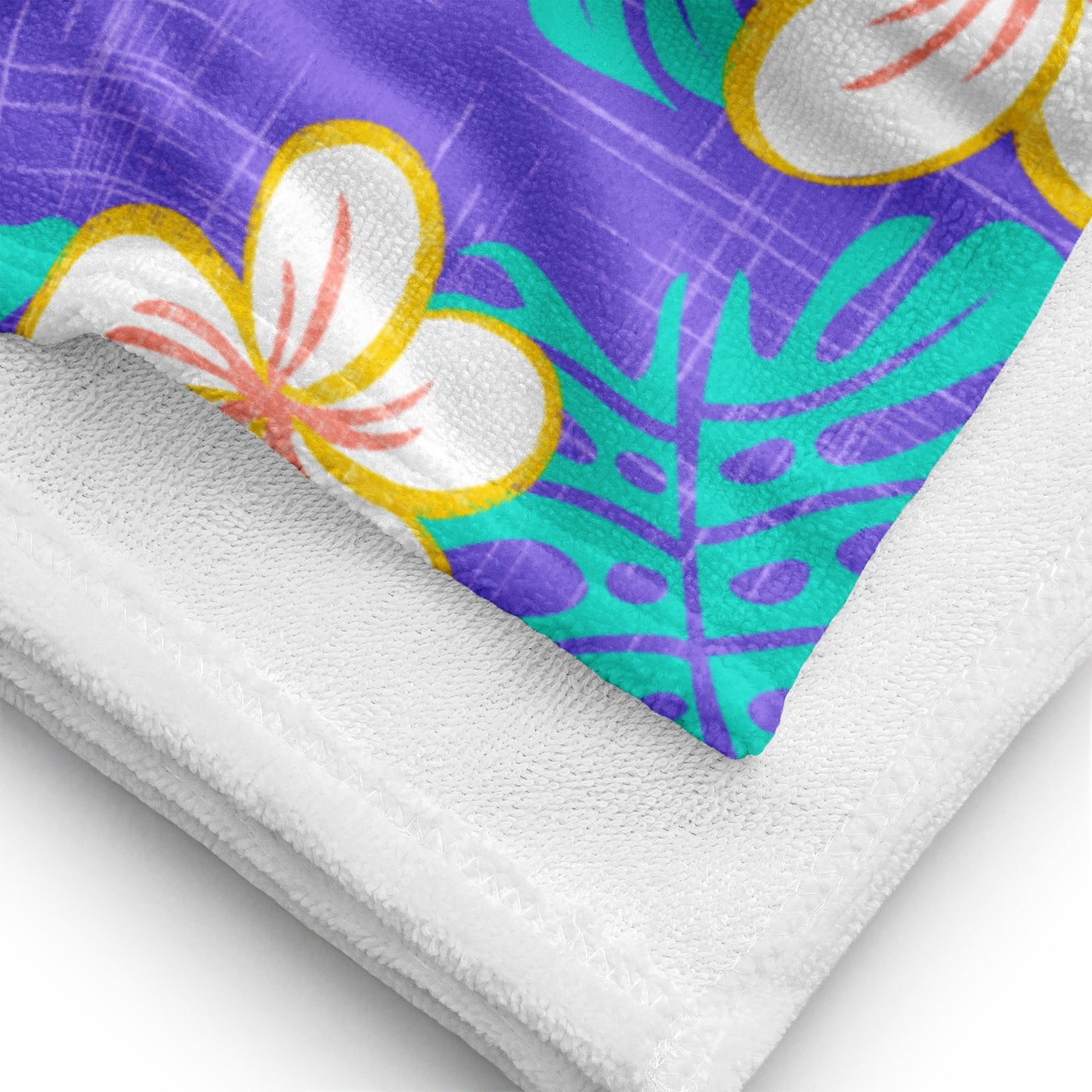 Ube Blue Garden Towel