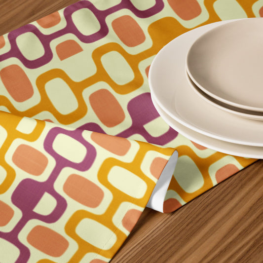 Peach Berry Marigold Table runner