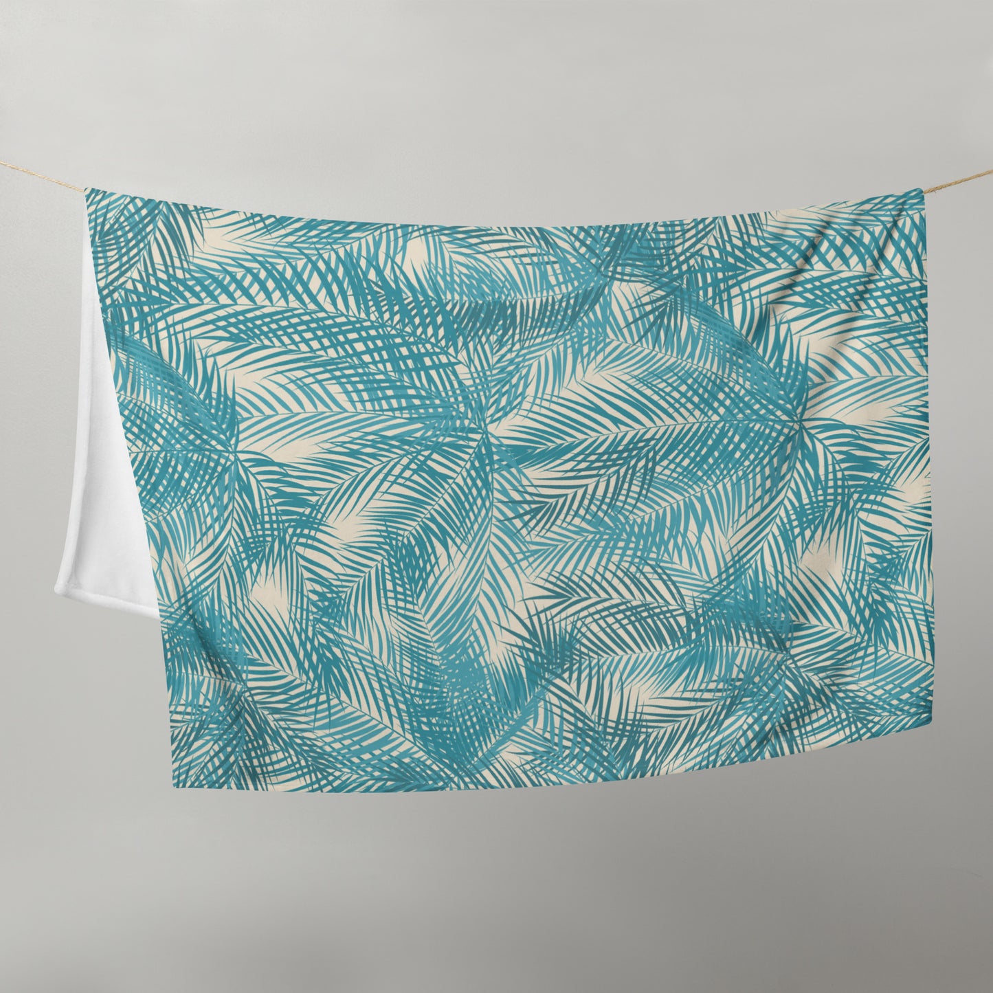 Frond Memories Lagoon Throw Blanket