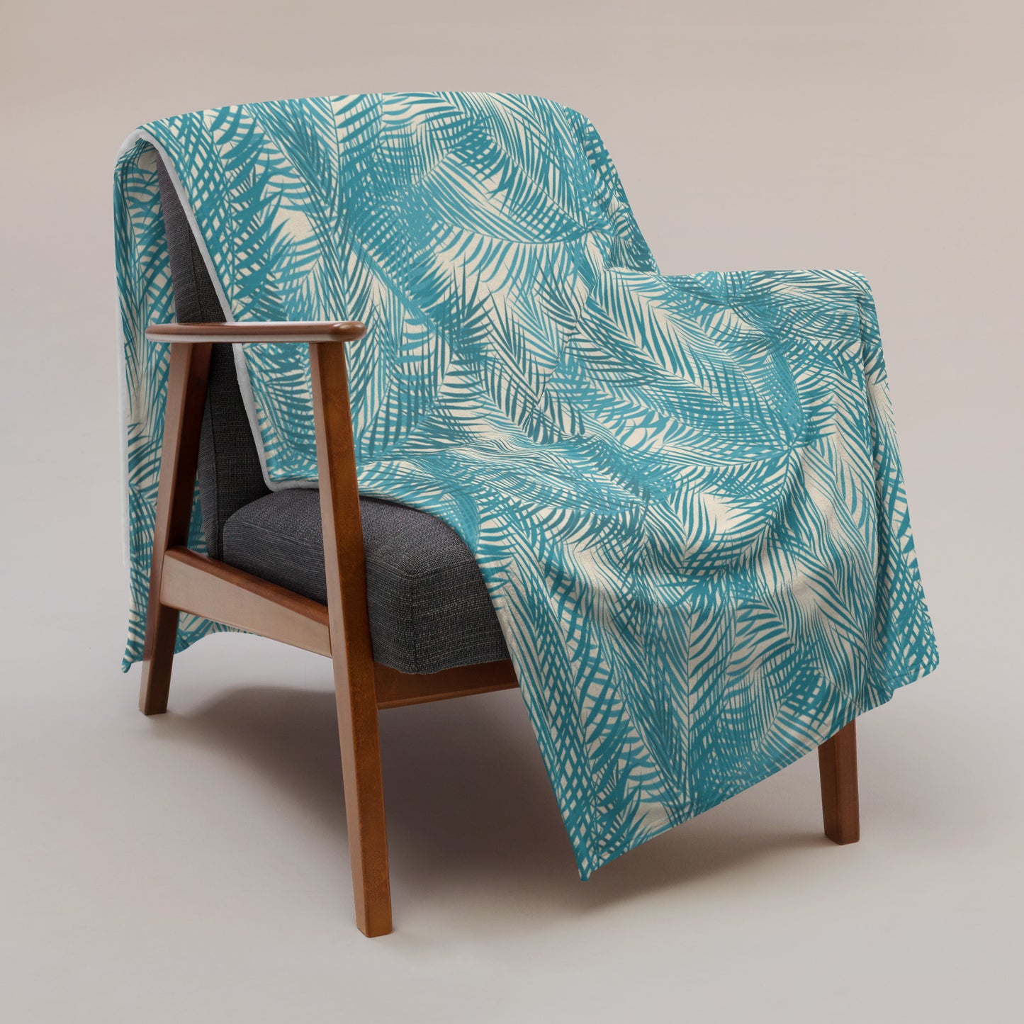 Frond Memories Lagoon Throw Blanket